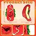 Jococs Hot Dog Hat Costume Hotdog Headwear Funny Novelty Food Dress Up for Party Supplies