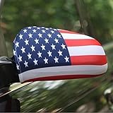 Spiegelflagge/Spiegelfahne USA 1 Paar, Auto/PKW Rückspiegel/Autospiegel Fahne/Flagge/Überzug