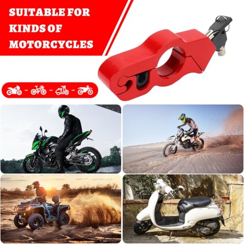 Trava universal de motocicleta, freio dianteiro e trava de embreagem para motocicleta com sujeira, t