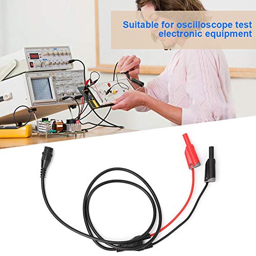 Image of Oumefar Professional BNC Male Plug to Safety Banana Plug Low Loss Coaxial Cable Test Connectors 100cm for Oscilloscope