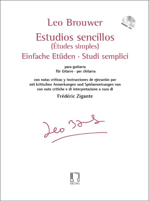 ESTUDIOS SENCILLOS-EINFACHE ETUDEN-ETUDES SIMPLES GUITARE +CD