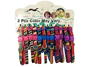 Pets Empire Breakaway Cat Collar Adjustable Collars with Bell Fit Kitty Puppy ( Pack of 2 )