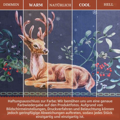 Maison d'Hermine Küchenhandtuch 100% Baumwolle (50 cm x 70 cm, Set von 3) – Ansicht 6