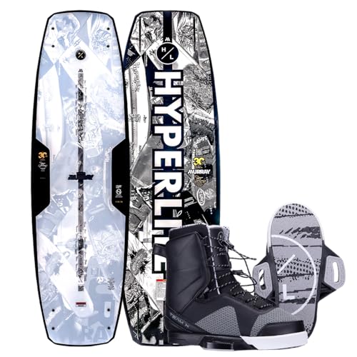 Hyperlite Murray Wakeboard Package, 139cm w/ Team X Bindings, Sizes 9-10