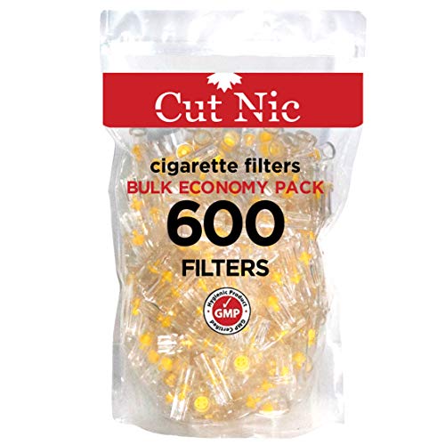 Cut-Nic 4 Hole Luxury Disposable Cigarette Filters (600 Filters)