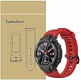Compatible for Amazfit T-Rex Band, Blueshaw Classic Silicone Replacement Band Compatible with...