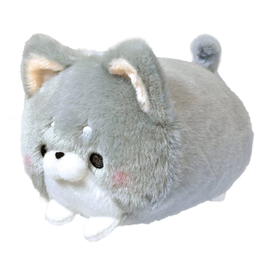 Amazon.co.jp: ころころわんこぬいぐるみ しばいぬ（グレー