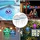 Solar Poolbeleuchtung Schwimmende - 7 RGB Farbwechsel LED Pool Licht | Jellyfish Solarlampe für Gartenpool, Teich und Außendekoration - Wasserdicht IP68 & Automatische Dämmerungserkennung (2 Stück)