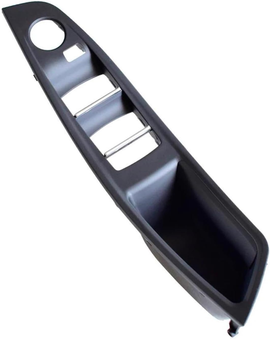 Inner Door Pull Handle LHD RHD for BMW for 5-Series for F10 for F11 for F18 2010 2011 2012 2013 2014 2015 2016 2017 Car Interior Inner Door Handle Panel Pull Trim Cover Car Inner Handle (Size : Black