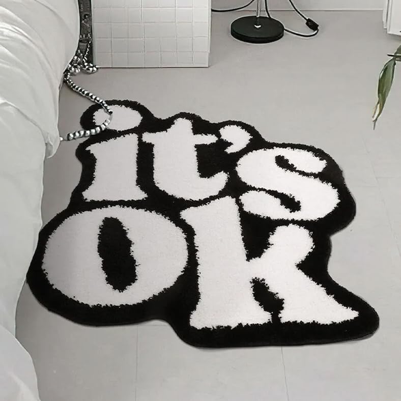 Tapis touffeté fait à la main anti-froid en peluche moelleuse pour salon