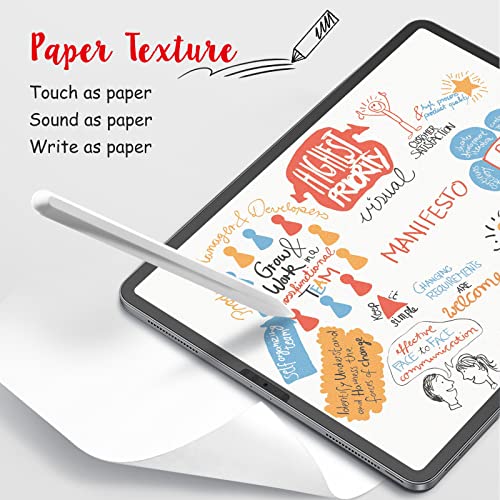 BERSEM 2-Pack Paper Screen Protector Compatible with iPad Pro 12.9 (2022 & 2021 & 2020 & 2018 Models) Anti-Glare - Image 2