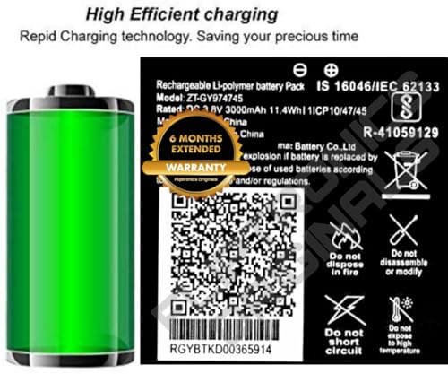 Image of ZT-GY974745 Battery for Jio WiFi Dongle JMR815 JMR1040 Wireless Router Battery with 6 Month Warranty**** (P92)