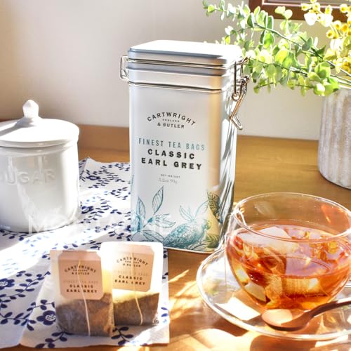 カートライト&バトラー 紅茶 ティーバッグ 30P アールグレイ 缶 イギリス 英国 缶入り お洒落 ギフト ラッピングつき (クラシックアールグレイ)のサムネイル