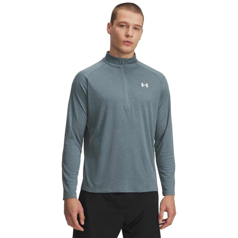 Under Armour Men's Tech™ ½ Zip Long Sleeve Blue Large