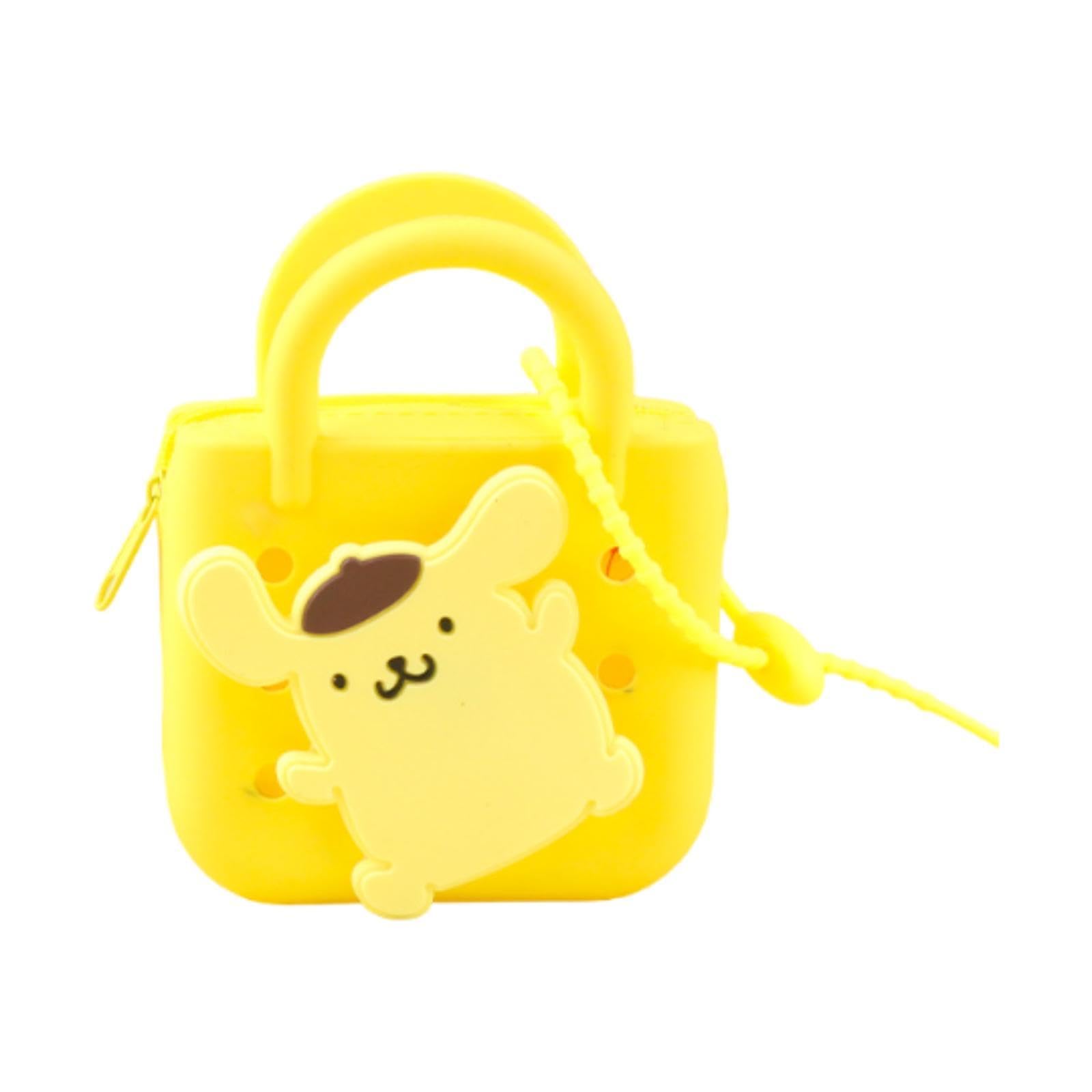 Mini Handbag Family's Washable Cartoon Present for s Little Purse Yellow-image-12