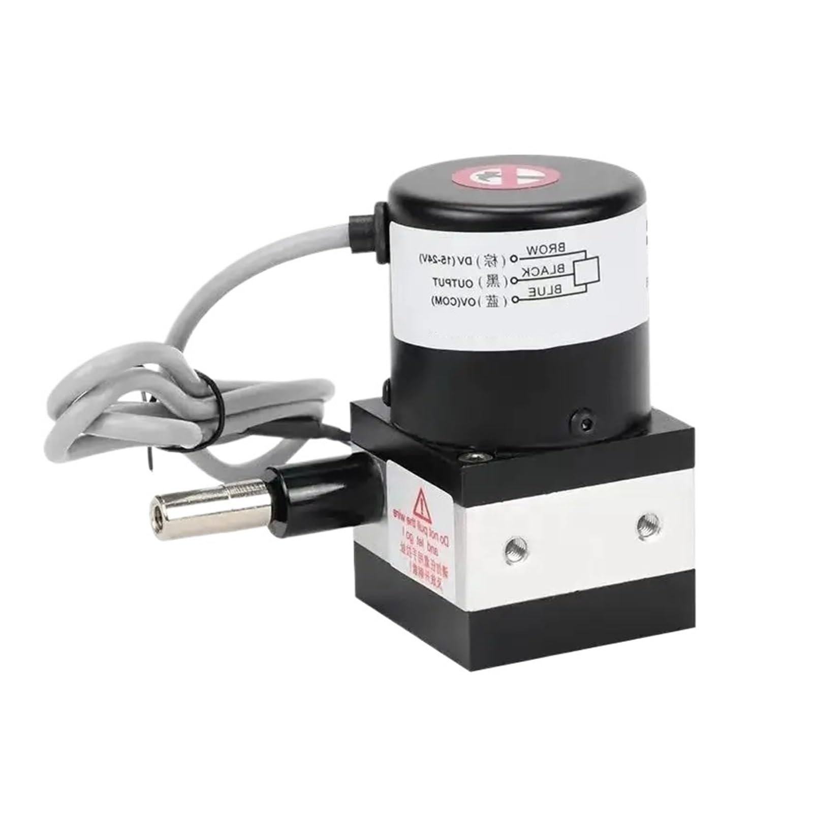 JJHQOKYNA Pull Rope Wire Displacement Sensor 200mm 500mm Cable Draw Potentiometer Linear Position Encoder(500mm,R)