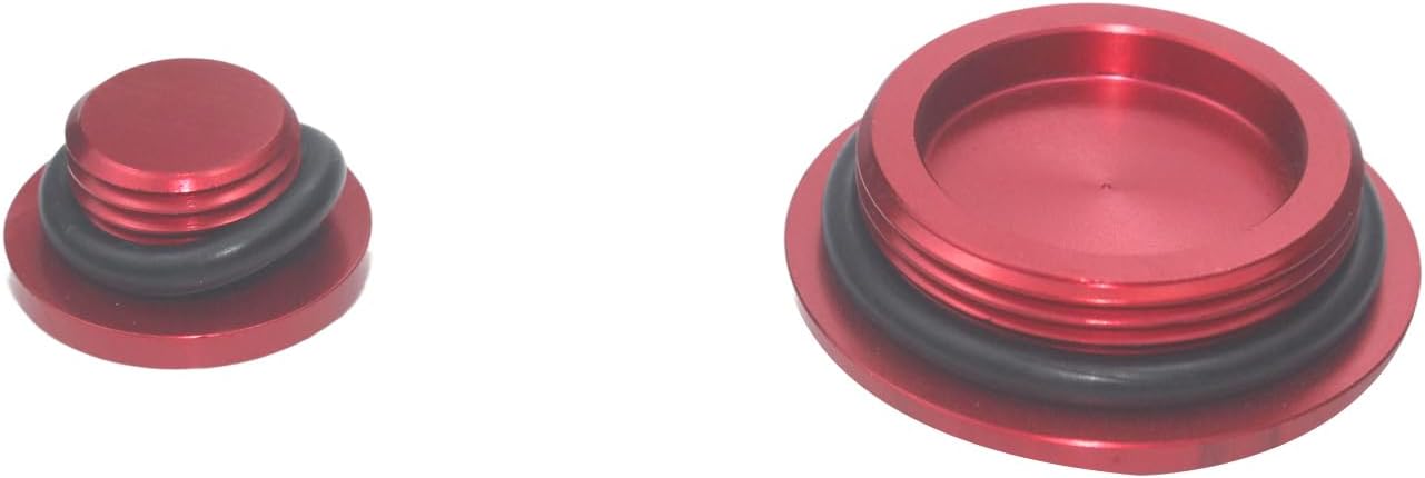 Motorcycle CNC Engine Timing Plug Bolts Screw For CRF15R CRF150F CRF230F CRF250R CRF450R CRF450X CRF1100L XR400 TRX400 (Red)
