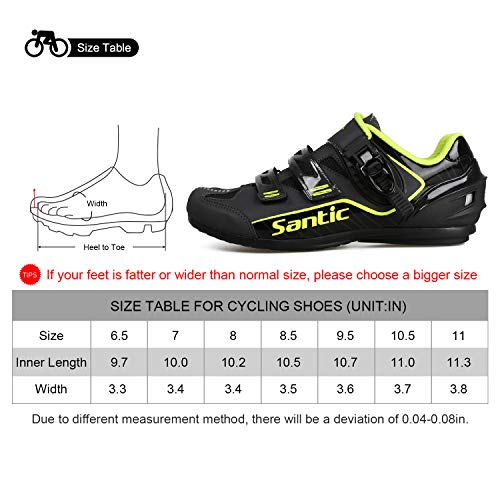 image for Santic Cycling Shoes Men Spin Unlocked Bike Bicycle Road Biking Lock S
