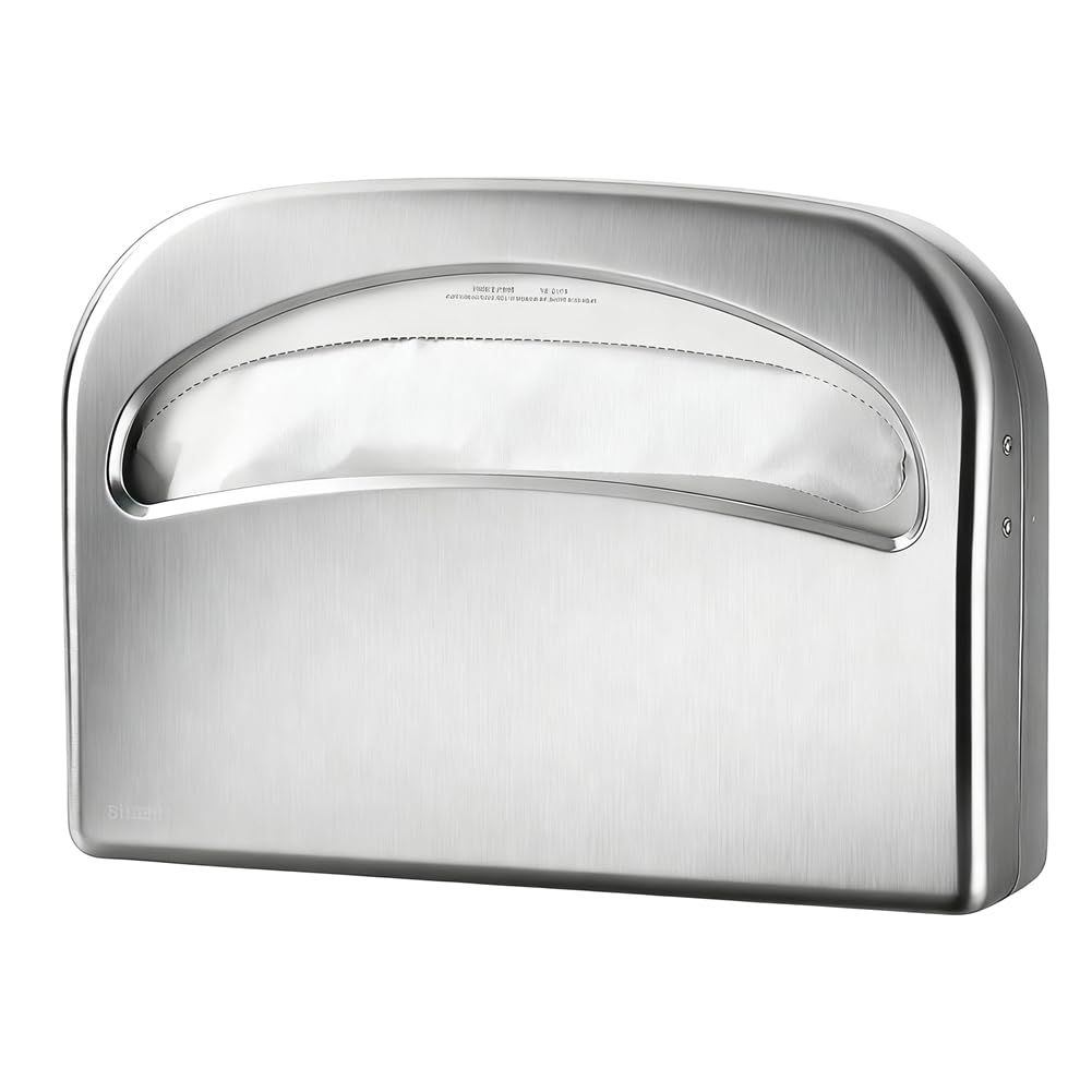 UDSKNV[KSL Toilet Seat Cover Dispenser, for Disposable Toilet Seat Cover Holder in Commercial Stainless Steel Design
