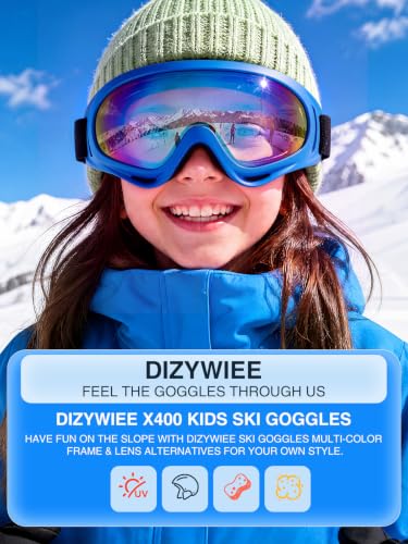 Dizywiee Kids Ski Goggles 2-Pack