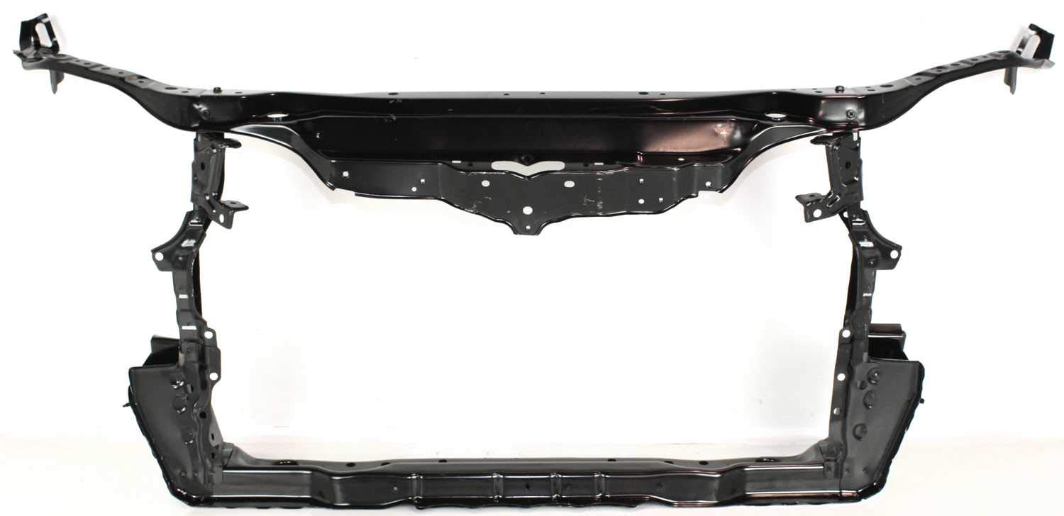 Evan Fischer Radiator Core Support Assembly Compatible with 2007-2012 Lexus ES350 Black Steel