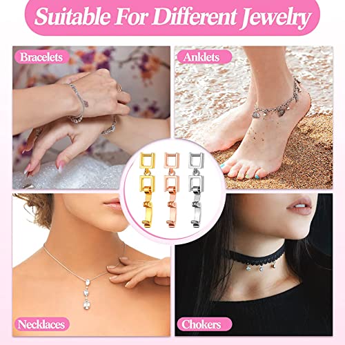 Extensor para extensión corta de collares con cierre simple seguro pack de 5 2