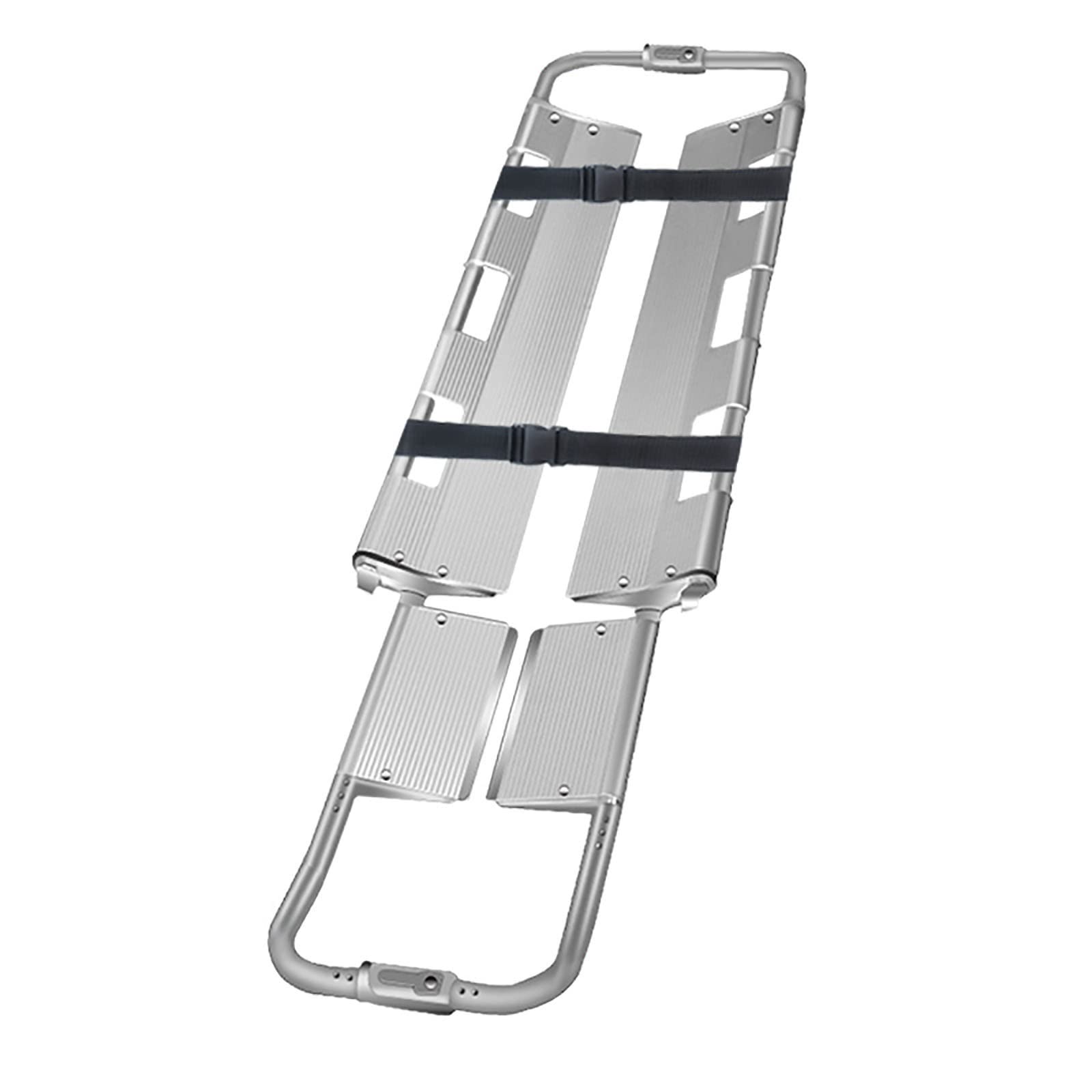 SWENEEN Portable Aluminum Alloy Stretcher,Aluminum Scoop Stretcher With Breakaway Hinge Mechanism,Telescopic Emergency Scoop Stretcher Adjustable Length,