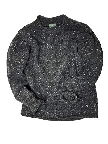 Aran Woolen Mills - Tweed Roll Neck Men's Sweater Made in Ireland