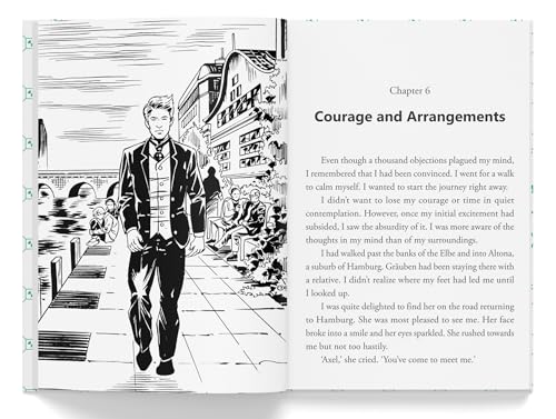 Image of Journey To The Center of The Earth: Illustrated Abridged Children Classics English Novel With Review Questions (Hardback)