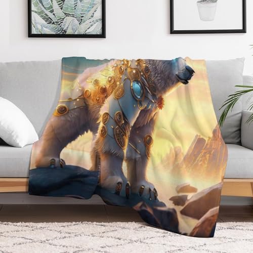 Couverture moelleuse flannel en microfibre premium pour lit et canapé - 3