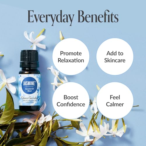 Image of Edens Garden Jasmine 100% Pure Essential Oil Blend 10 ml (.33 oz)