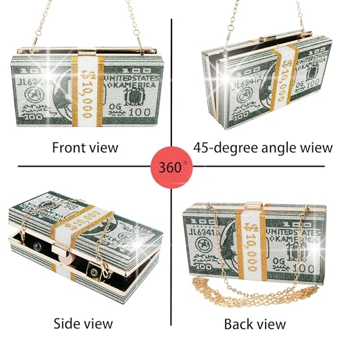 LoveWLC Evening Party Women Money Handbag,Shinning Ladyies Purse Money Shoulder Bag4