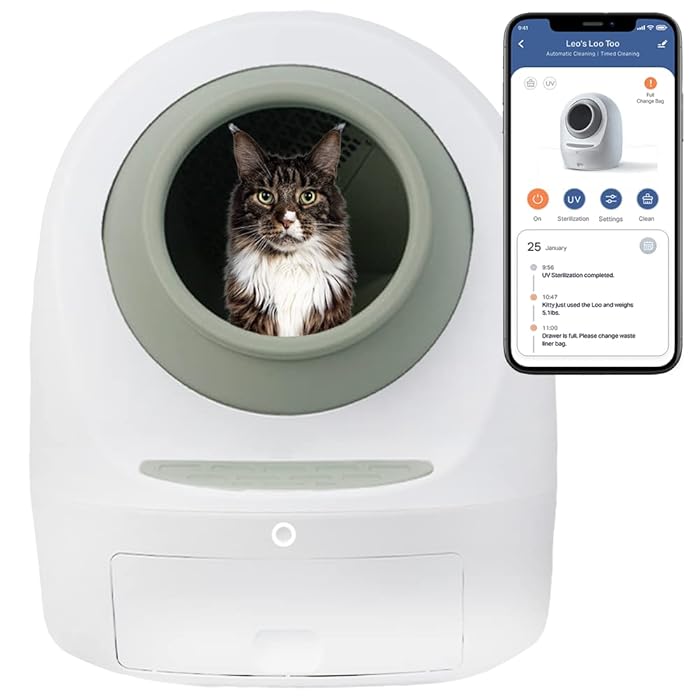Buy Smarty Pear Leo's Loo Too No Mess Automatic SelfCleaning Cat