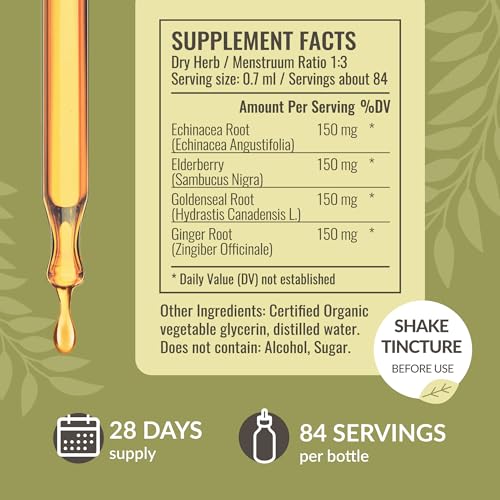 Herbamama IMMUNE-TI-0204 Liquid Immune Support Drops - Vegan Herbal Immunity Supplement thumb #2