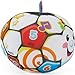 Fisher-Price Laugh & Learn Singin' Soccer Ball, Soft Toy Ball with Music and Learning Phrases for Infants and Toddlers Ages 6-36 Months