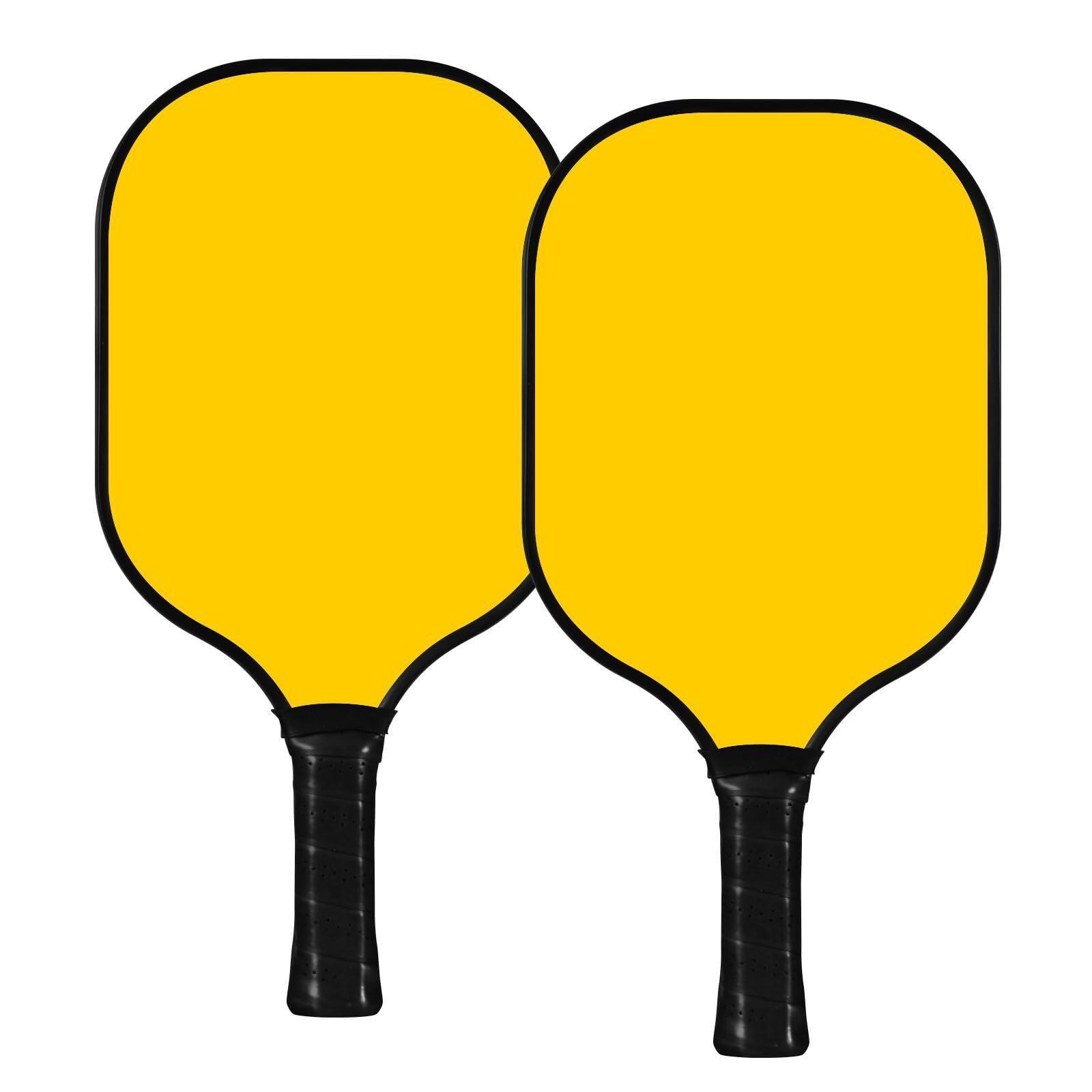 Paleta de pickleball ligera y lisa de color dorado