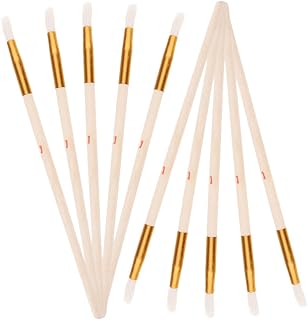 10pcs Manual Pollinator Brush for Plants, Wood Wool Beige