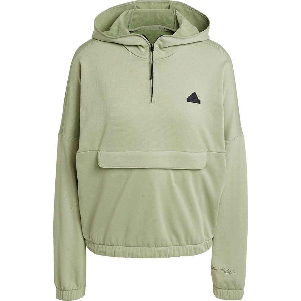 Adidas Women's Green City Escape Fleece Hoodie Xl
