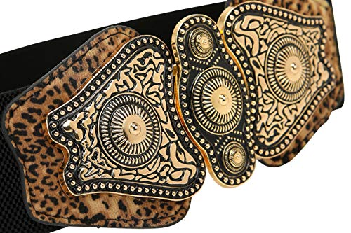 BlackButterfly Wide Elastic Stretch Vintage Antique Retro Buckle Belt3