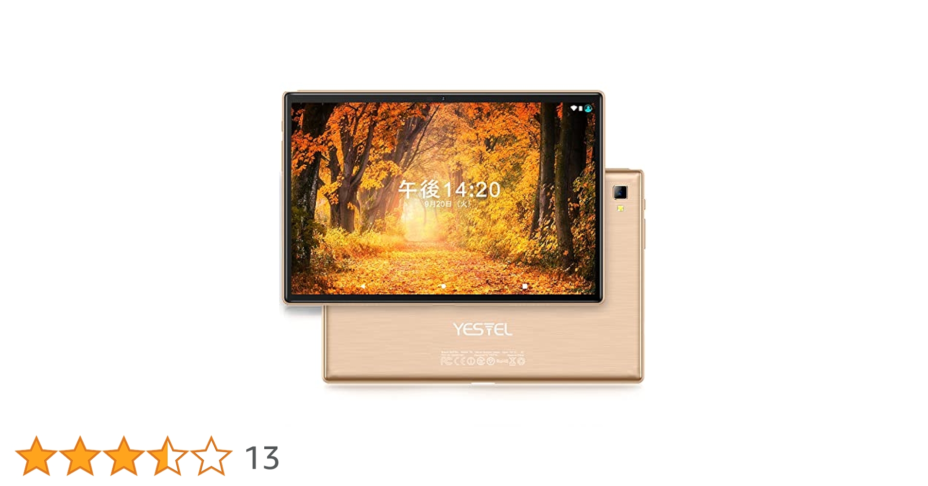 新品✨ 10インチ YESTEL Android10 タブレット本体 Wi-Fi Amazon.co.jp: YESTEL タブレット 10インチ 3GB RAM 64GB ROM 8