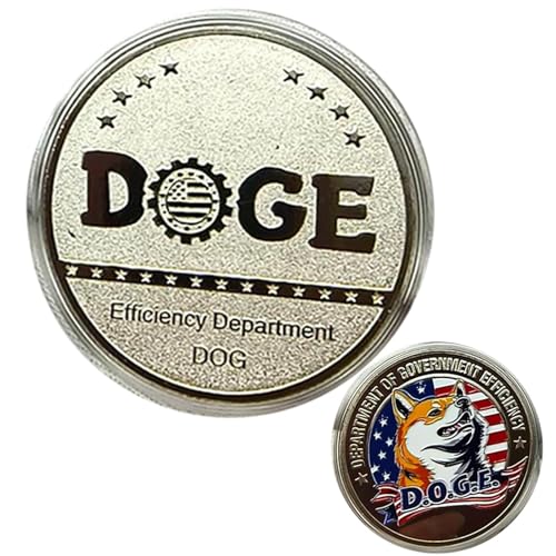 Dog Virtual Coin, Rust-Proof Commemorative Token, Funny Creative Metal Crafts, Souvenir Collectible Gift, For Family Friends Colleagues, Collectibles Dog Coin
