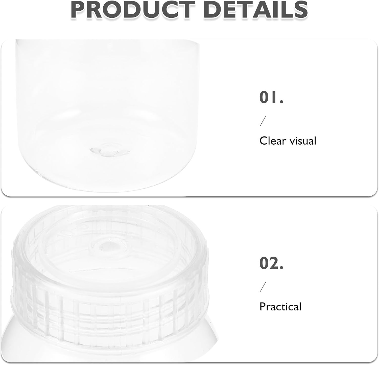 BESPORTBLE Laboratory Bottle with Lid PC Wide Mouth 350ml 5pcs Chemical Storage Bottle for Plant Tissue Culture and Cell Culture in Biological Engineering and Teaching Applications