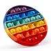 Push Pop Bubble Fidget Sensory Toy(Round Multicolored)
