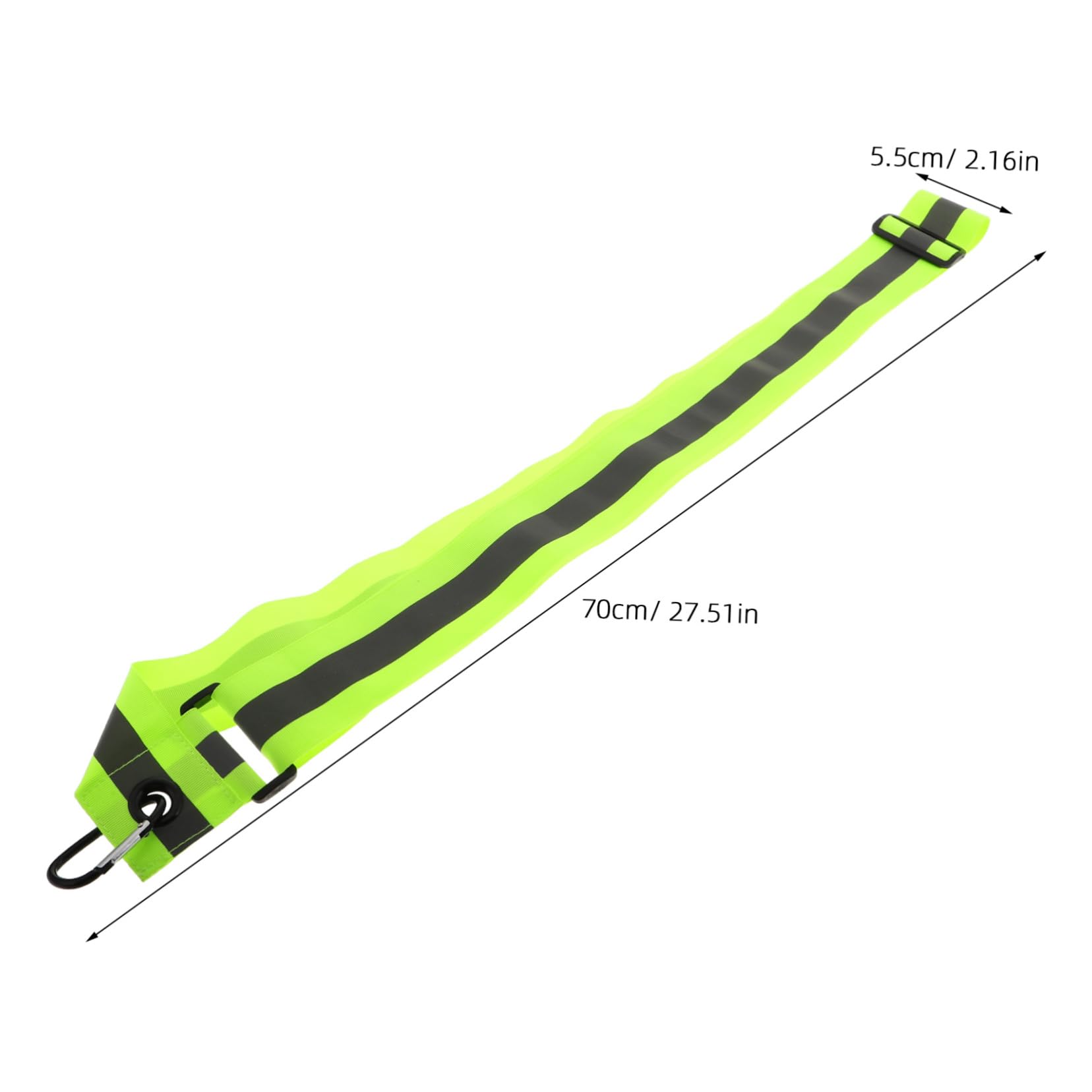 Toyvian Reflective Strap for Daily Sports Safety Fitness Strap for High Visibility Cycling Walking and Outdoor Activities Comfortable and Running