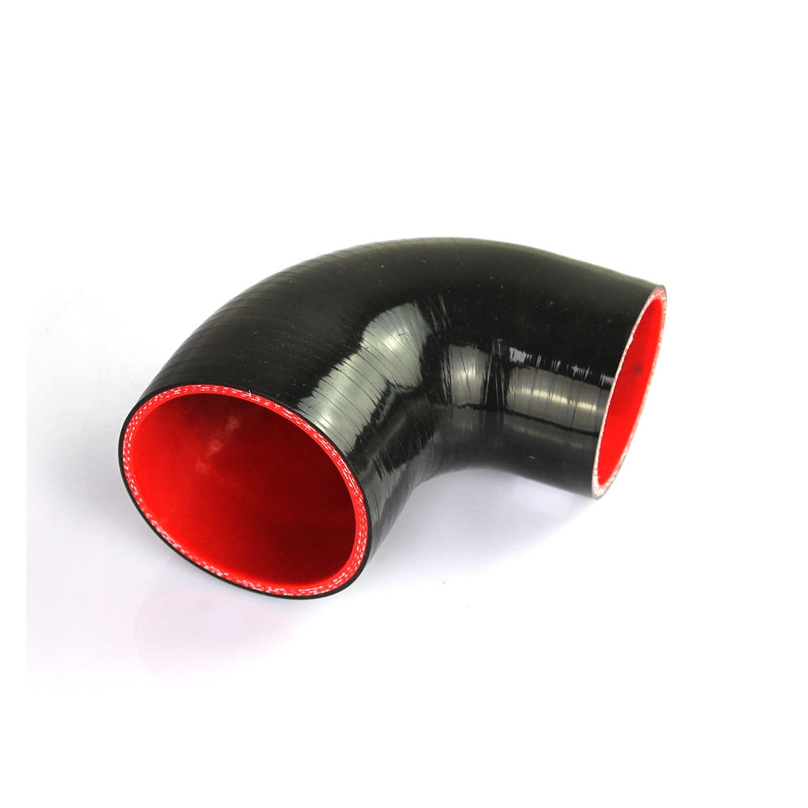 Manguera de codo de silicona reductora de 90 grados, 38, 51, 57, 70, 89, 89 mm, tubo de goma compatible con manguera de entrada de aire frío (51-63 mm)