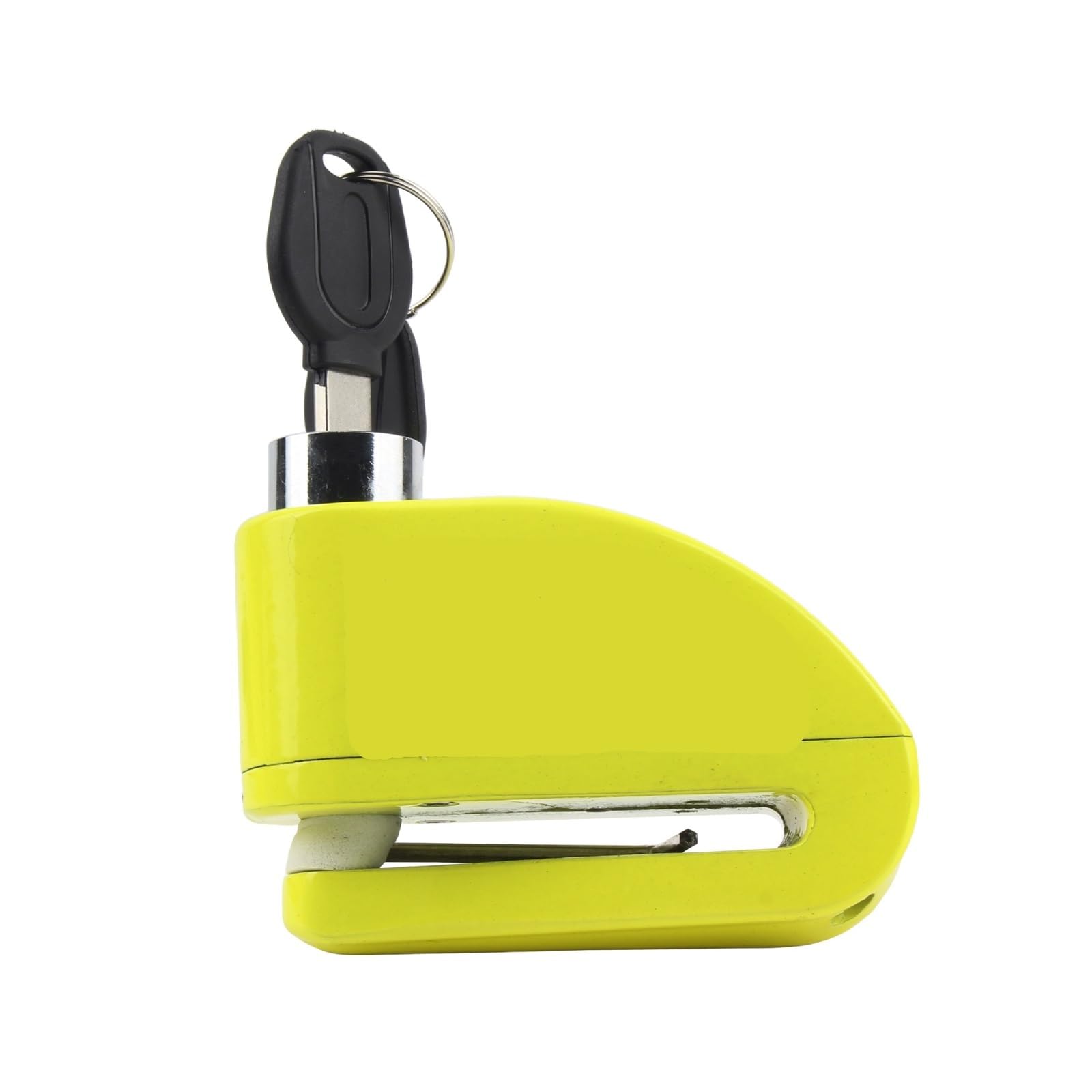 Motorcycle Handlebar Lock Motorcycle Disc Brake Alarm Lock Scooter Anti-Theft Remind Security Aluminum Alloy Motorbike Lock Security(Yellow)