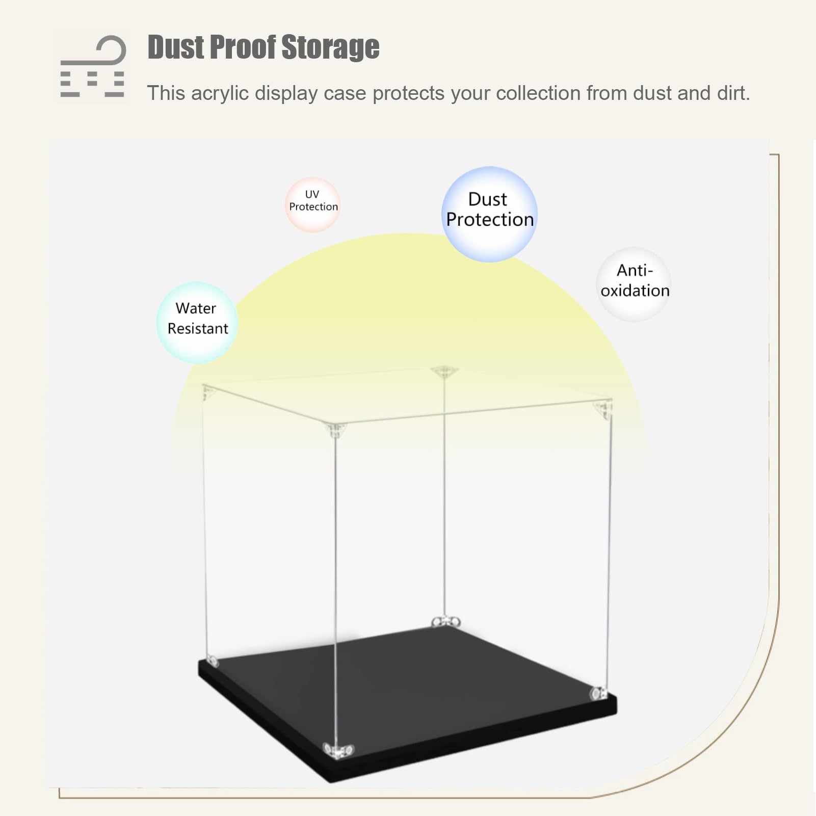 Acryl Vitrine 25x20x30cm - Staubdichte Ausstellungsbox Für Sammlerstücke