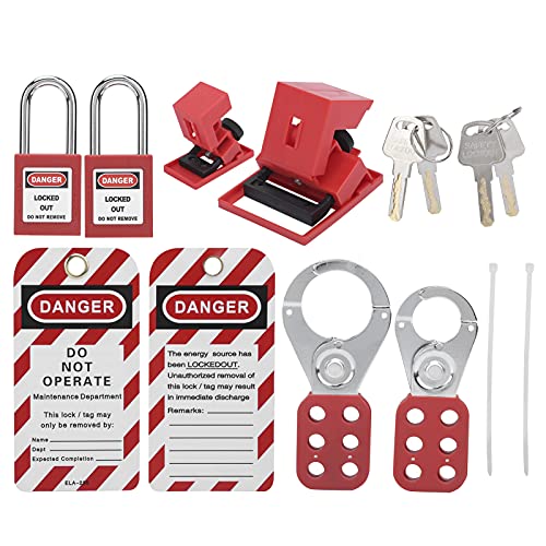 Lockout Tagout Kit, Practical Multifunctional Portable Lockout Kits for Lockout Tagout Stations