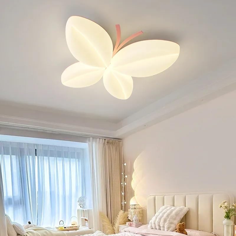Plafonnier créatif moderne rose à intensité réglable pour votre chambre