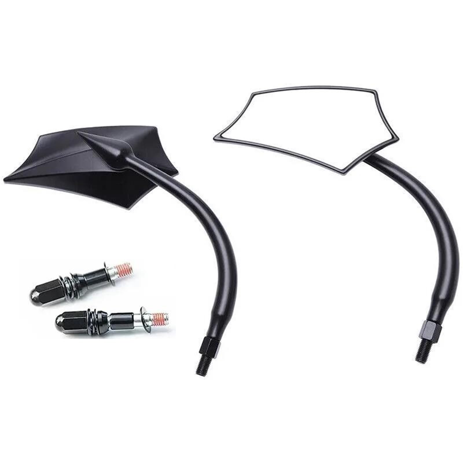 Espejos retrovisores laterales para motocicleta con cristal antirreflejos Chopper